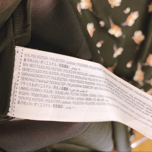 {Mango} black long sleeve printed dress - Picture 7 of 10